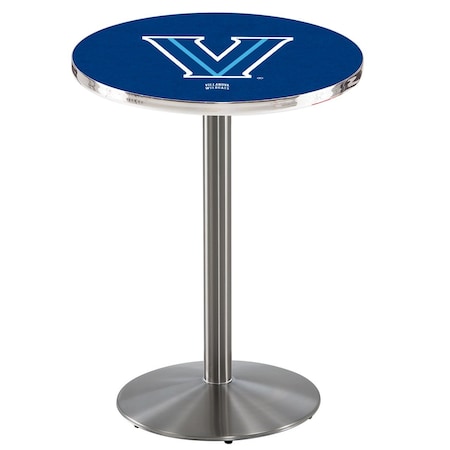 Holland Bar Stool Co 36" Stainless Steel Villanova Pub Table L214S3628Vilnva